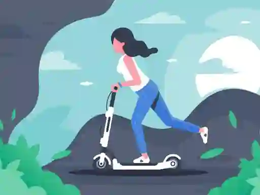 Laro Electric scooter rides jigsaw online