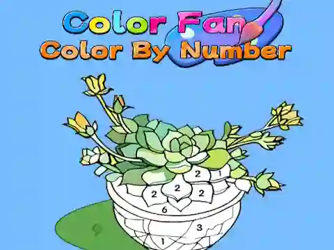 Laro Color Fan: Color By Number online