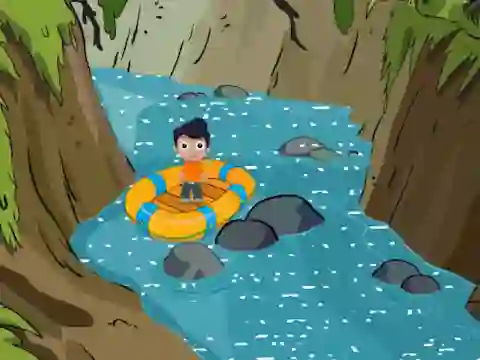 Laro Rescue the Cute Boy from River online
