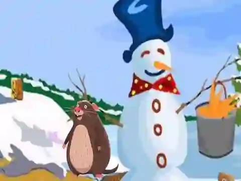 Laro Couple Escape from Snowy Land online