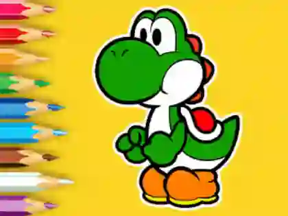 Laro Coloring Book: Yoshi Fishing Day online