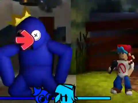 Laro FNF vs Rainbow Friends online