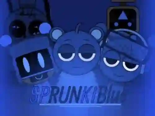 Laro Sprunki Blue Mod online