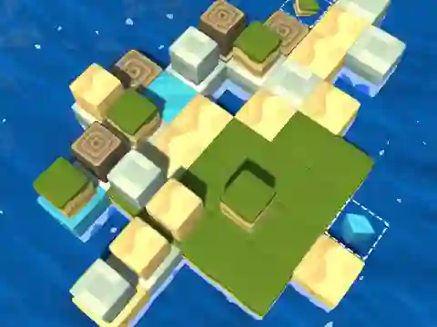 Laro Cube Island: ASMR Relax Puzzle online