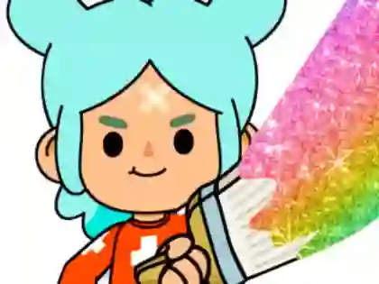 Laro Coloring Book: Toca Boca Rita online