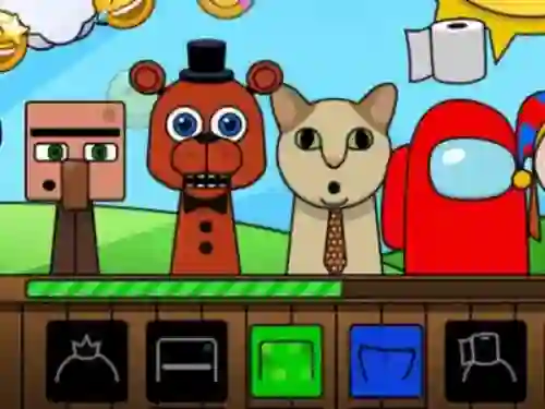 Laro Sprunki: Monsters online