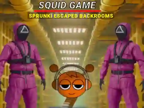 Laro Squid Game Sprunki Escaped Backrooms online