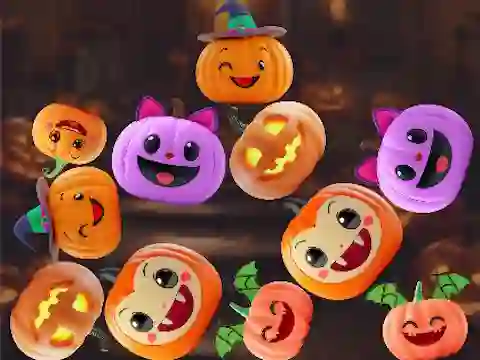 Laro Merge Connect Pumpkins: Halloween! online
