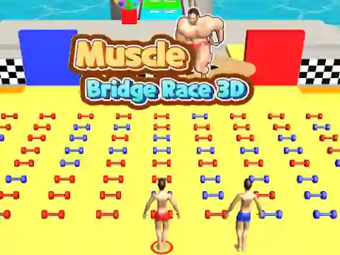 Laro Muscle Bridge Race 3D online