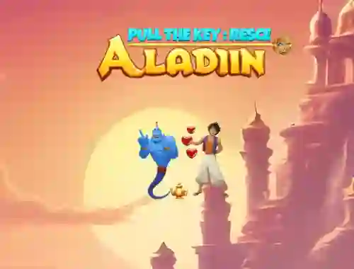 Laro Pull The Key Rescue Aladin online