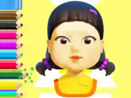 Laro Coloring Book: Squid Game Doll online
