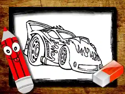 Laro Back To School Car Coloring Book online