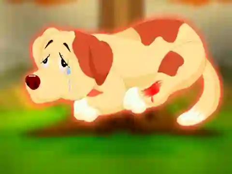 Laro Help to the Injured Pet Dog online
