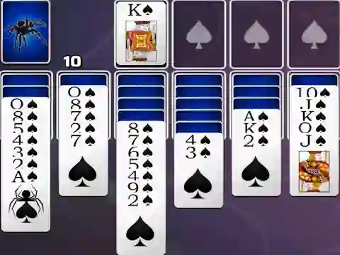 Laro Spades Spider Solitaire online