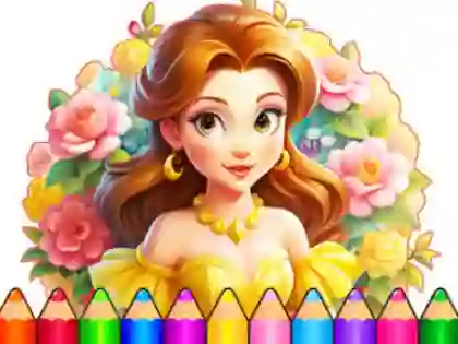 Laro Coloring Book: Flower Dress Up online