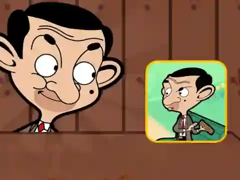 Laro Mr Bean Solve Puzzle online