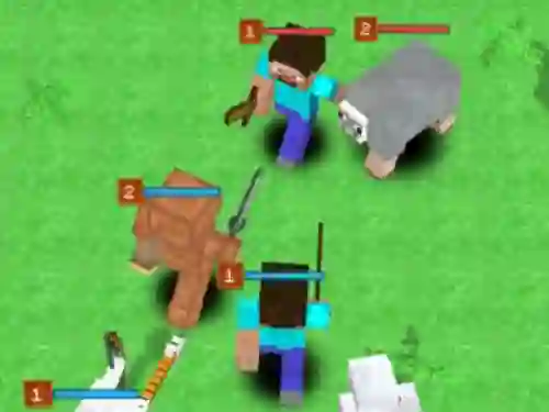 Laro Minecraft: Create a Monster and Fight! online