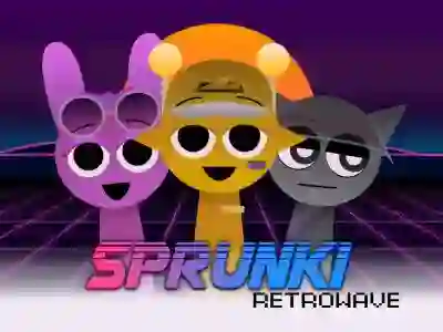 Laro Sprunki Retrowave online