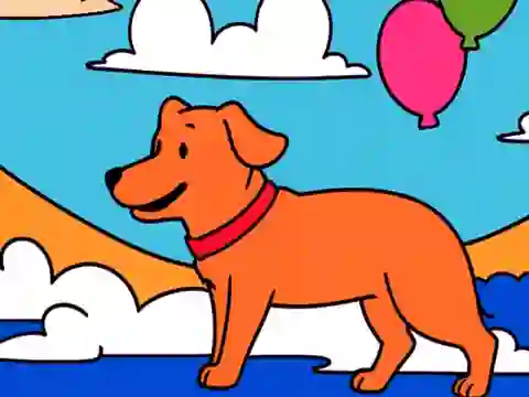Laro Color By Code: Yellow Dog online