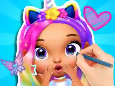 Laro Coloring Book: Fashion Barbie Princess online