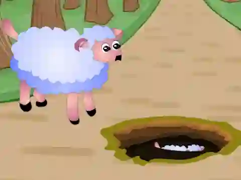 Laro Help Fallen Down Sheep Baby online
