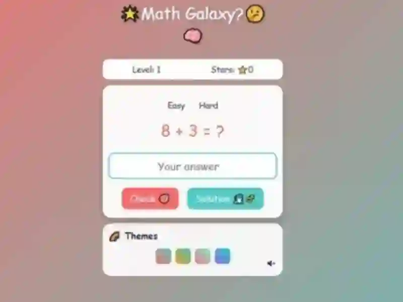 Laro Math Galaxy online
