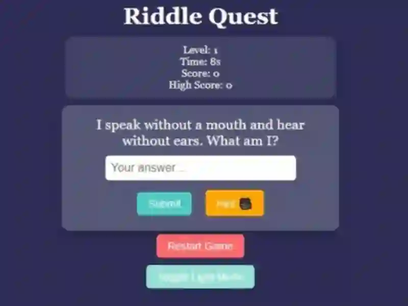 Laro Riddle Quest Brain Teaser online