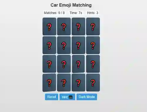 Laro Car Emoji Matching online
