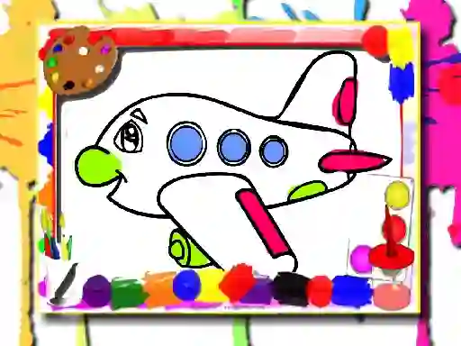 Laro Airplane Coloring Book online