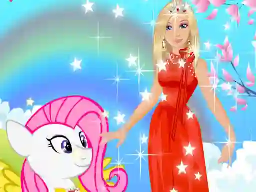Laro Barbie and Pony Dressup online