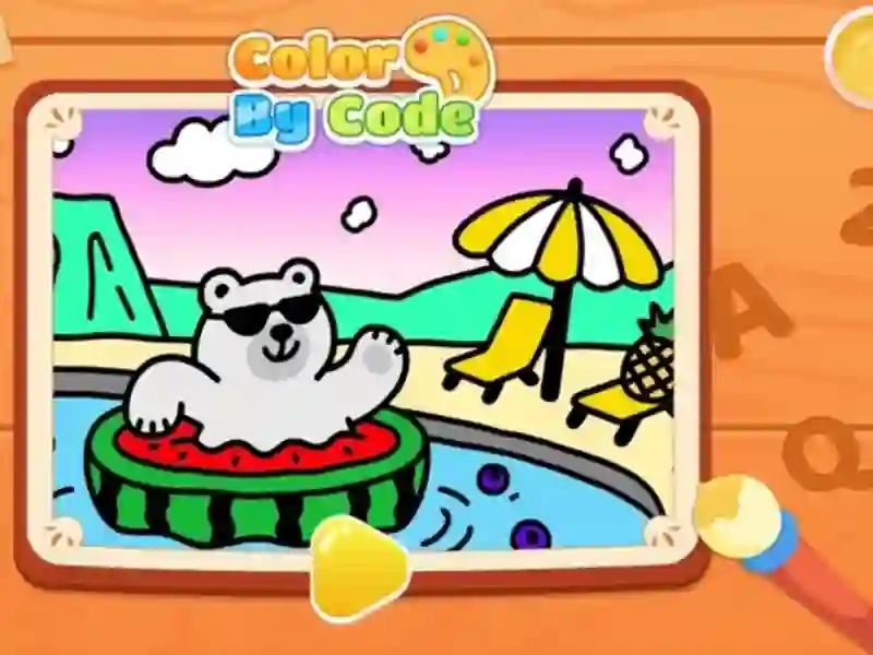 Laro Color By Code: Polar Bear online