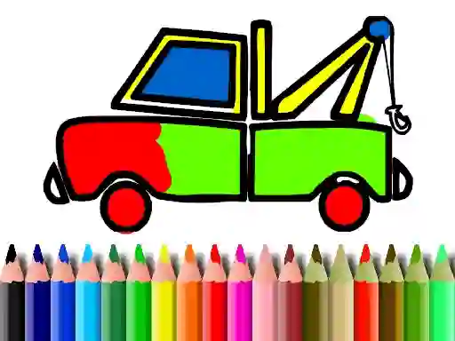 Laro Back To School: Truck Coloring online