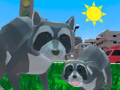 Laro Raccoon Adventure City Simulator 3d online