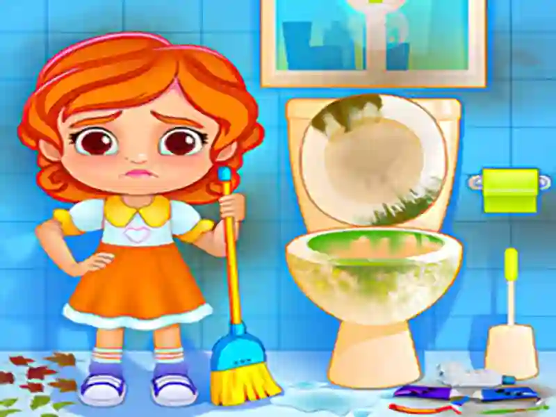 Laro Kids House Cleanup online