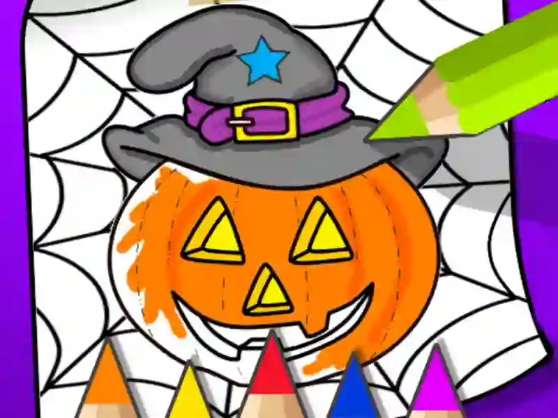 Laro Halloween Coloring Book online