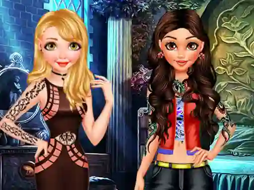 Laro Princess Bad Girls Makeover online