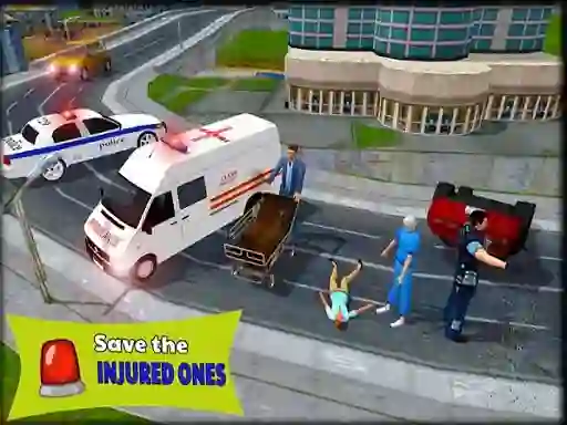 Laro Ambulance Rescue Driver Simulator 2018 online