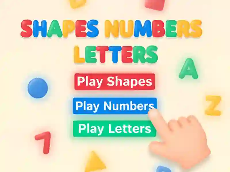 Laro Shapes Numbers Letters online