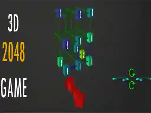 Laro 2048 - 3D online