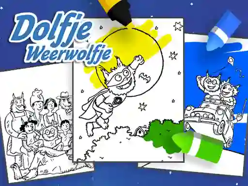 Laro Coloring Alfie The Werewolf online