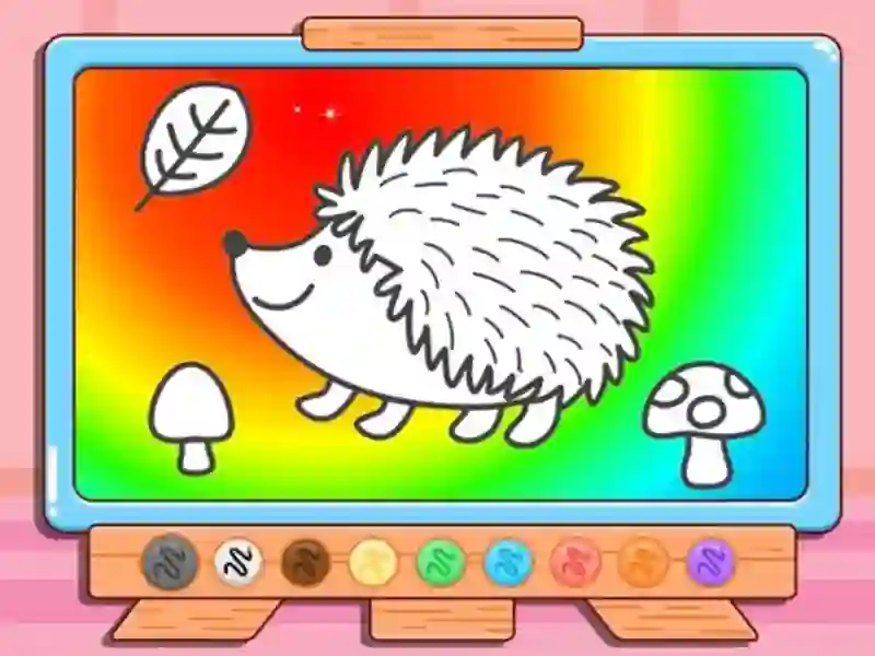 Laro Coloring Book: Hedgehog online