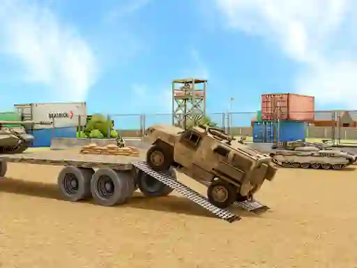 Laro Us Army Car Games Truck Driving online