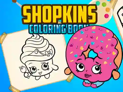 Laro Shopkins Coloring Book online