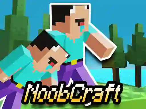 Laro Parkour Craft Noob Steve 2 online