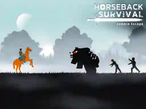 Laro Horseback Survival Zombies Escape online