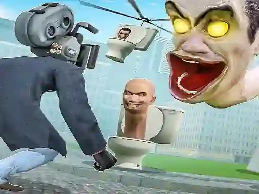 Laro Skibidi Toilet TopDown Survival online