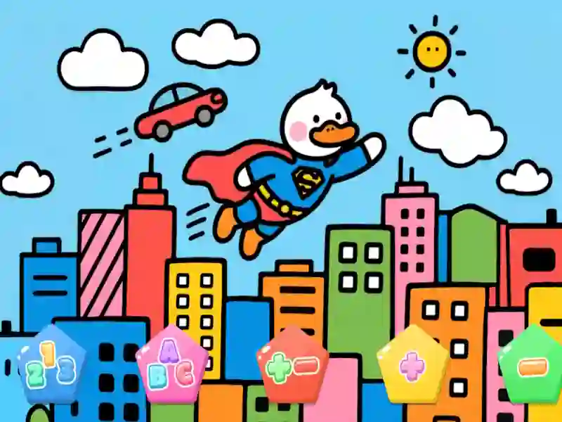 Laro Color By Code Super Duck online