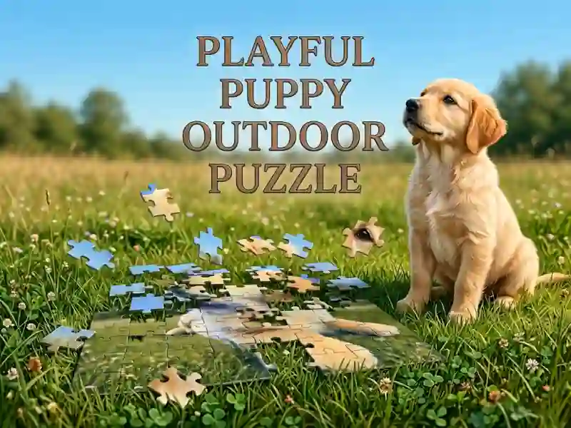 Laro Playful Puppy Outdoor Puzzle online