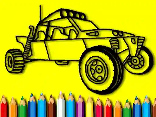 Laro Back To School: Rally Car Coloring Book online
