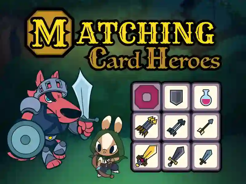 Laro Matching Card Heroes online
